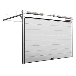 Cекционные ворота 3300х2050 мм белые DoorHan RSD02