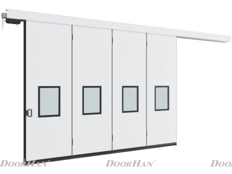 Промышленные откатные ворота без нижней направляющей серии isg, www.krasnoyarsk.doorhan.ru